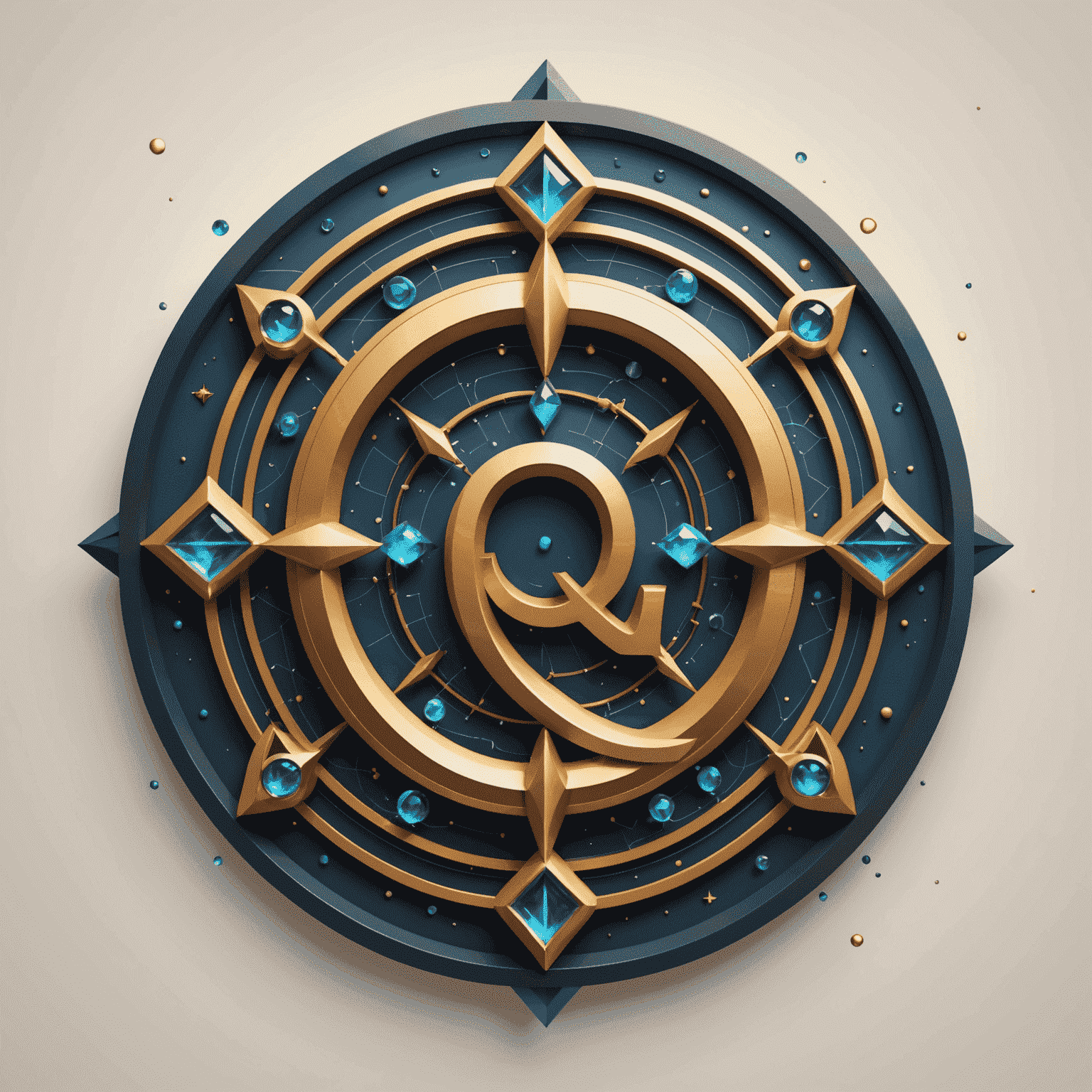 Qulibelics logo featuring a stylized 'Q' with quantum-inspired design elements
