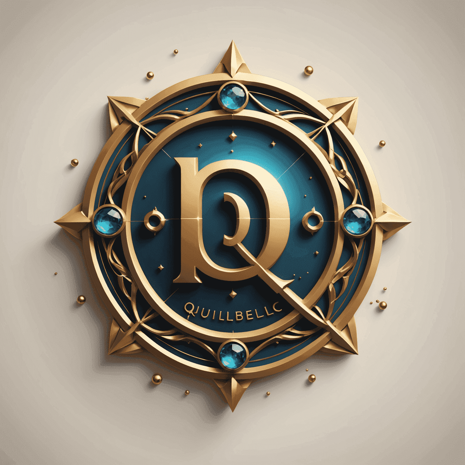 Qulibelics logo featuring a stylized 'Q' with quantum-inspired design elements