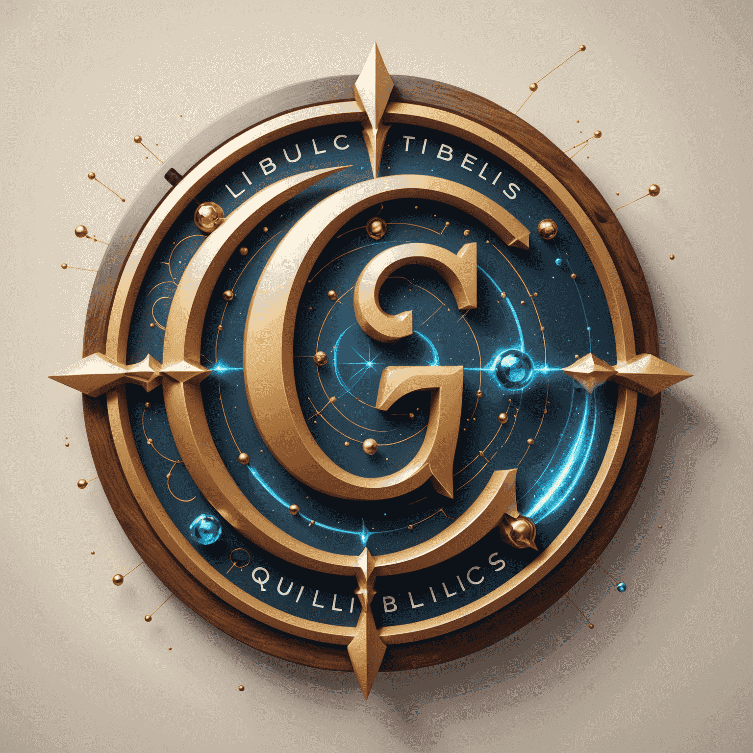 Qulibelics logo featuring a stylized 'Q' with quantum-inspired design elements