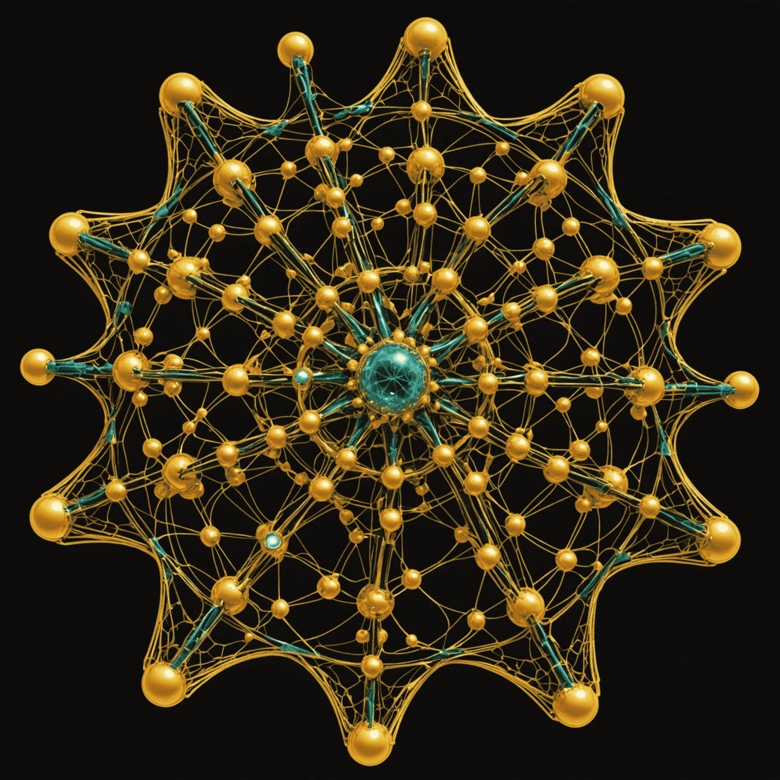 Visual representation of quantum bits in a stable state, showing complex patterns of light representing qubit coherence