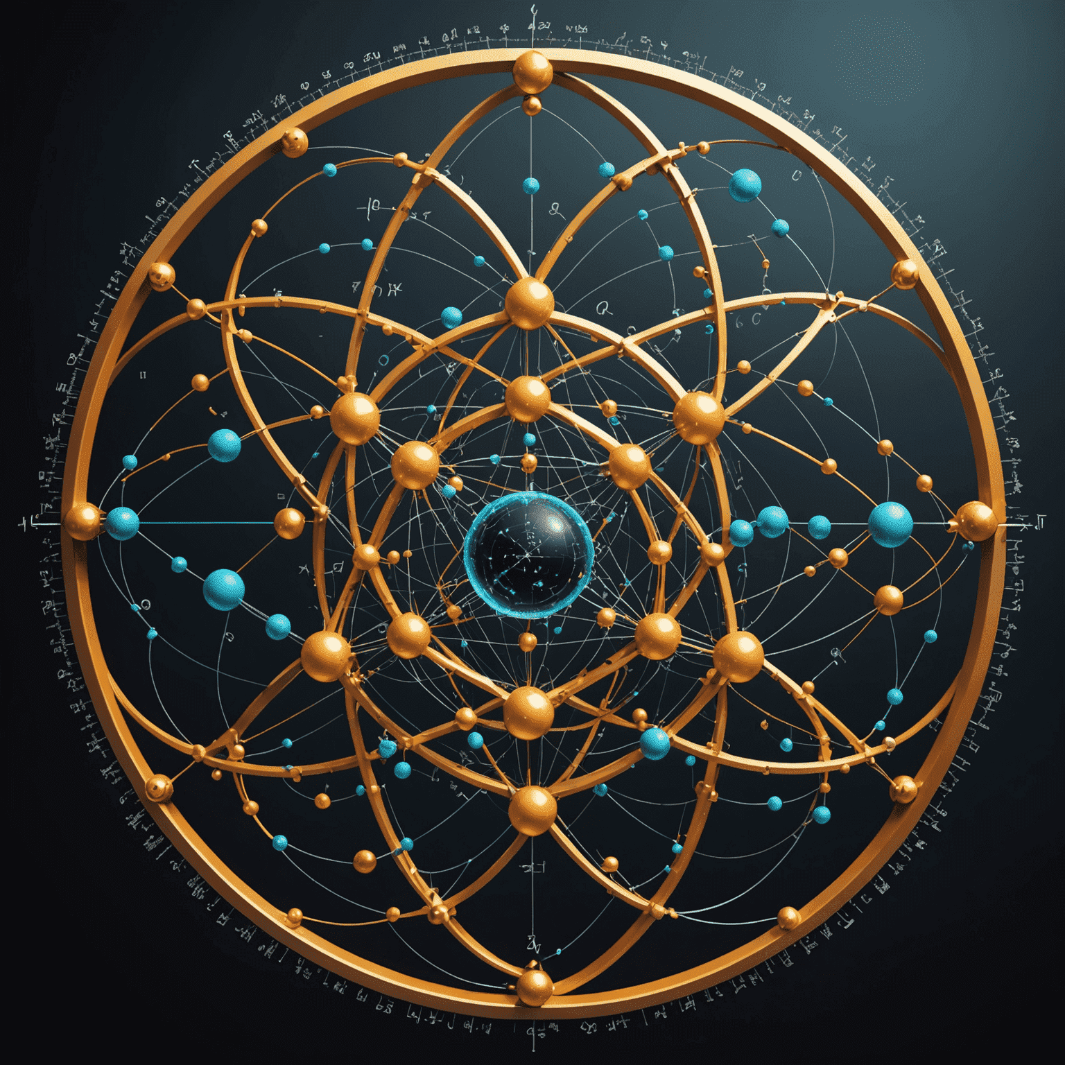 A visual representation of a quantum algorithm, showing complex mathematical equations and quantum gates